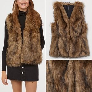 H&M Faux Fur Vest